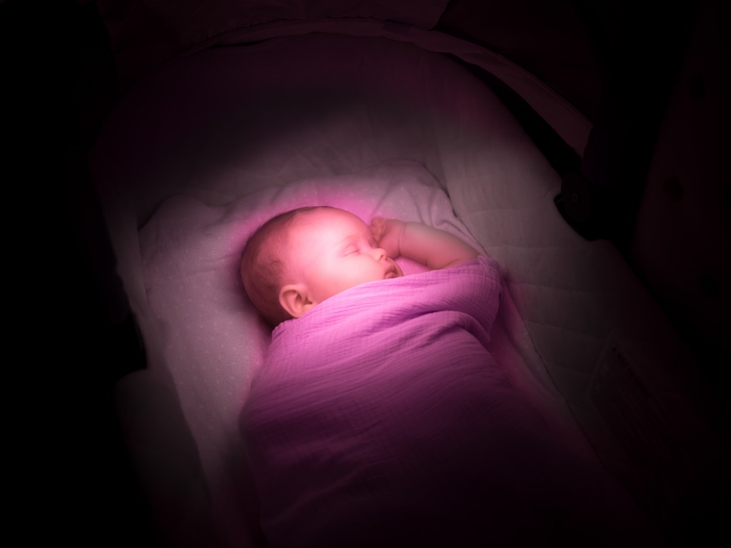 Evelyn painted with light